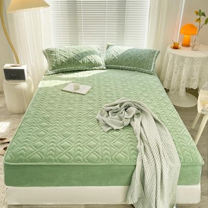 91家纺网 家纺一手货源 找家纺 （总）菊上家纺 2022新款A类大豆夹棉床笠