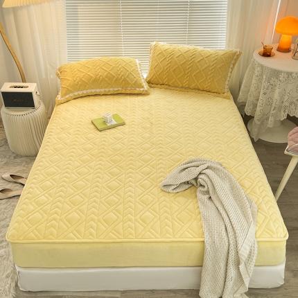 91家纺网 家纺一手货源 找家纺 （总）菊上家纺 2022新款A类大豆夹棉床笠