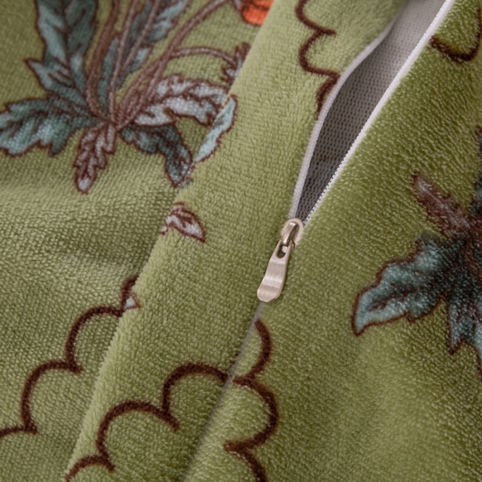 91家纺网 家纺一手货源 找家纺 乐嘉盈 2025新款印花巴黎绒四件套 点点绿花