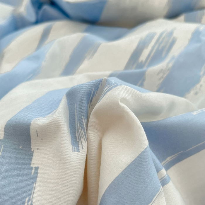 91家纺网 家纺一手货源 找家纺 吉象家纺 2022新款全棉北欧风印花系列四件套 文艺蓝