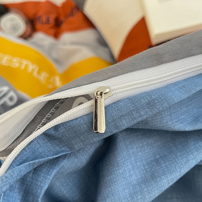 91家纺网 家纺一手货源 找家纺 吉象家纺 2022新款全棉北欧风印花系列单被套 马里奥