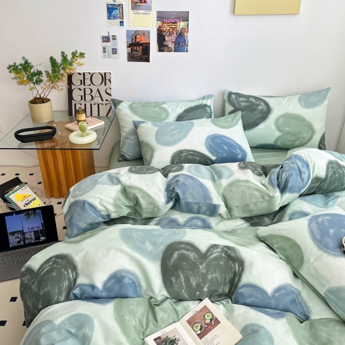 91家纺网 家纺一手货源 找家纺 吉象家纺 2022新款全棉北欧风印花系列单被套 莫言