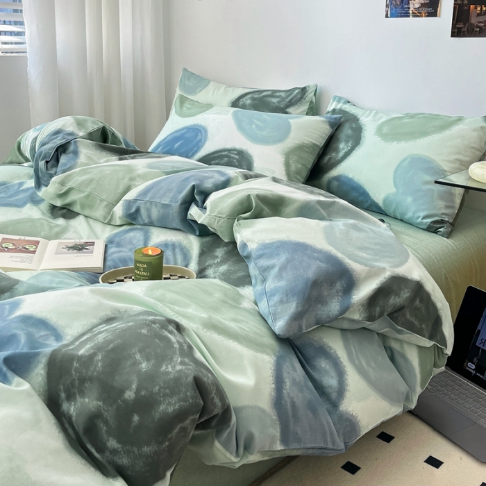 91家纺网 家纺一手货源 找家纺 吉象家纺 2022新款全棉北欧风印花系列单被套 莫言