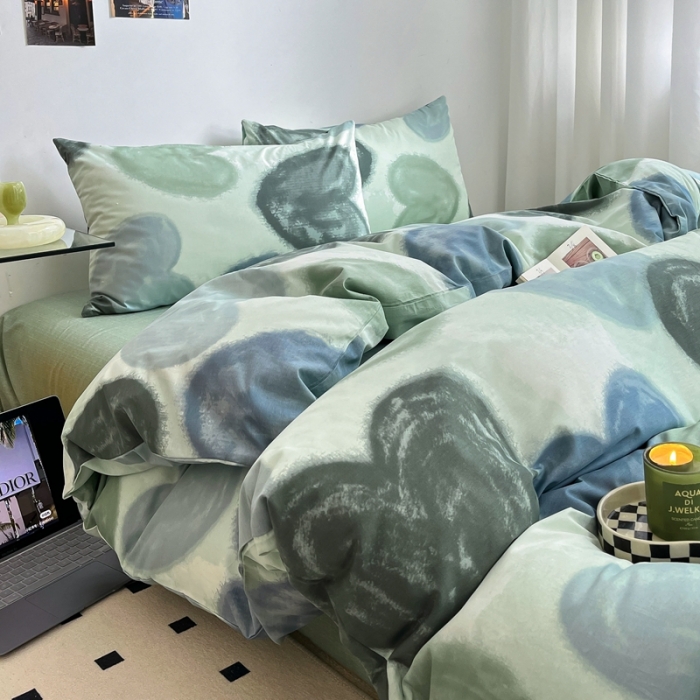 91家纺网 家纺一手货源 找家纺 吉象家纺 2022新款全棉北欧风印花系列单被套 莫言