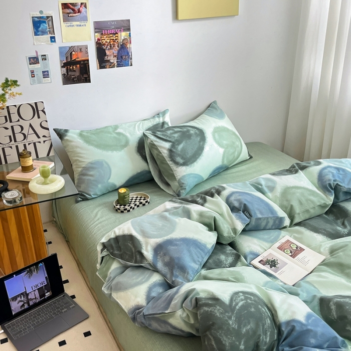 91家纺网 家纺一手货源 找家纺 吉象家纺 2022新款全棉北欧风印花系列单被套 莫言