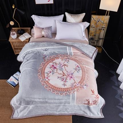 91家纺网 家纺一手货源 找家纺 凯轩毛毛毯毯子 婚庆长毛云毛毯毯子 花开月圆