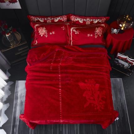 91家纺网 家纺一手货源 找家纺 （总）凯轩毛毛毯毯子 婚庆长毛云毛毯毯子