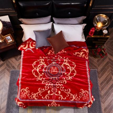 91家纺网 家纺一手货源 找家纺 （总）凯轩毛毛毯毯子 婚庆长毛云毛毯毯子