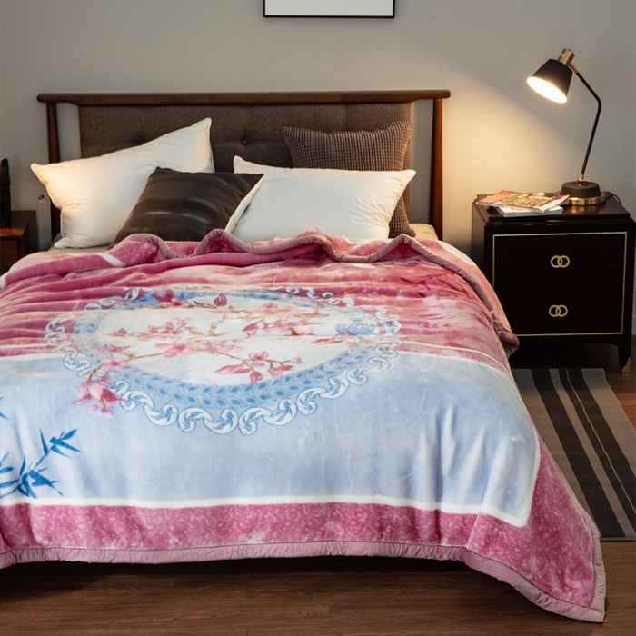 91家纺网 家纺一手货源 找家纺 凯轩毛毛毯毯子 婚庆长毛云毛毯毯子 梦境花都