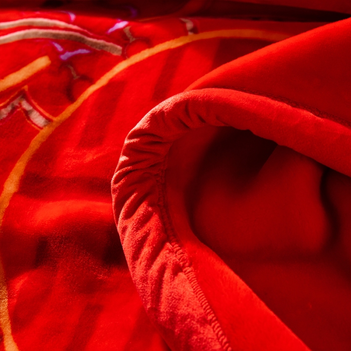 91家纺网 家纺一手货源 找家纺 凯轩毛毛毯毯子 婚庆长毛云毛毯毯子 喜伴一生