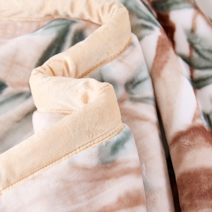 91家纺网 家纺一手货源 找家纺 凯轩毛毛毯毯子 婚庆长毛云毛毯毯子 竹韵浅咖