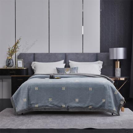 91家纺网 家纺一手货源 找家纺 （总）凯轩毛毛毯毯子 仿皮草轻奢花貂毛毯毯子