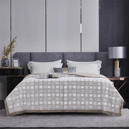 91家纺网 家纺一手货源 找家纺 （总）凯轩毛毛毯毯子 仿皮草轻奢花貂毛毯毯子