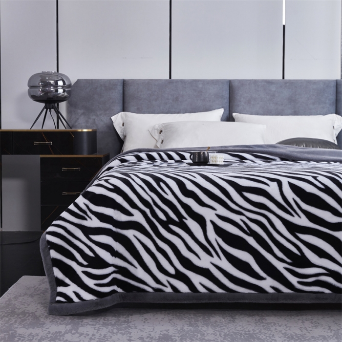 91家纺网 家纺一手货源 找家纺 （总）凯轩毛毛毯毯子 仿皮草轻奢花貂毛毯毯子