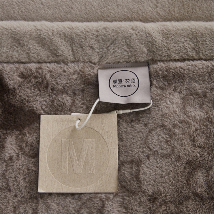 91家纺网 家纺一手货源 找家纺 凯轩毛毛毯毯子 仿皮草轻奢花貂毛毯毯子 古巴