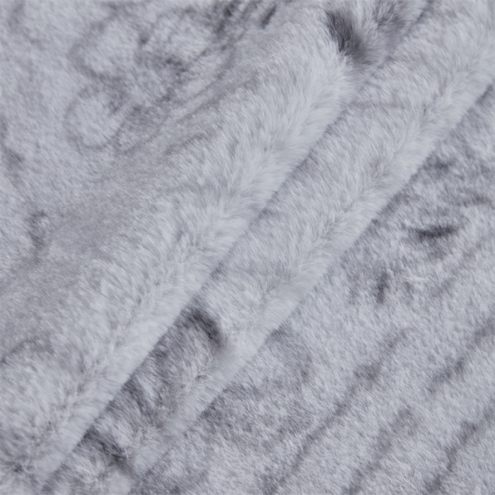 91家纺网 家纺一手货源 找家纺 凯轩毛毛毯毯子 仿皮草轻奢花貂毛毯毯子 花影