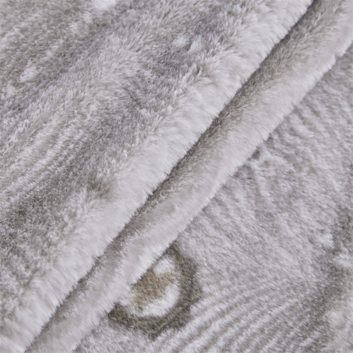 91家纺网 家纺一手货源 找家纺 凯轩毛毛毯毯子 仿皮草轻奢花貂毛毯毯子 蓝图