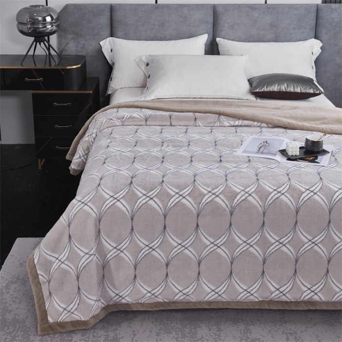 91家纺网 家纺一手货源 找家纺 凯轩毛毛毯毯子 仿皮草轻奢花貂毛毯毯子 利亚