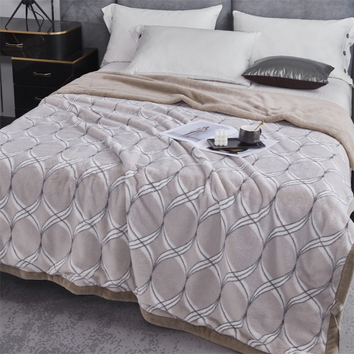 91家纺网 家纺一手货源 找家纺 凯轩毛毛毯毯子 仿皮草轻奢花貂毛毯毯子 利亚