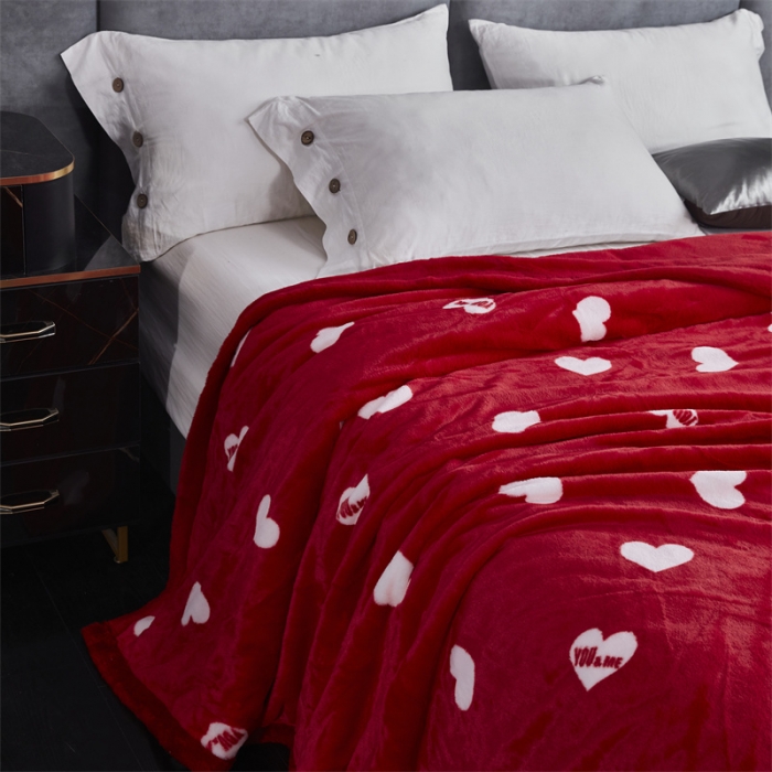 91家纺网 家纺一手货源 找家纺 凯轩毛毛毯毯子 仿皮草轻奢花貂毛毯毯子 同心