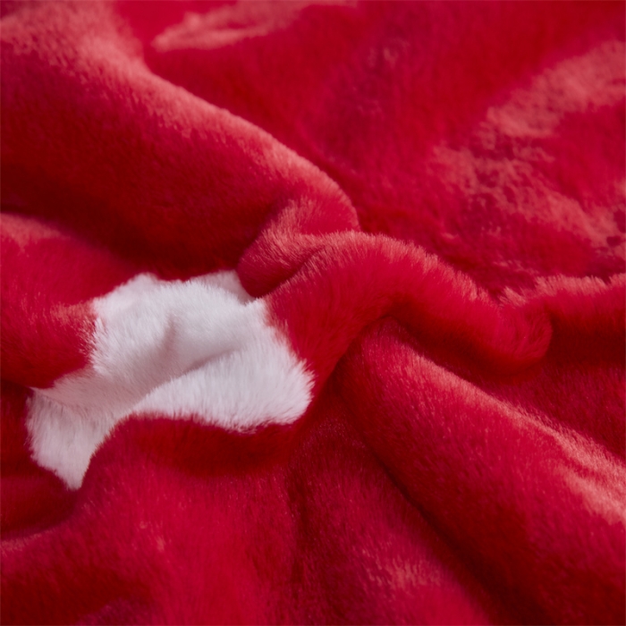 91家纺网 家纺一手货源 找家纺 凯轩毛毛毯毯子 仿皮草轻奢花貂毛毯毯子 同心