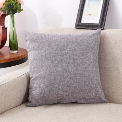 （总）新款纯色亚麻抱枕沙发客厅靠垫素色双面多规格一件代发