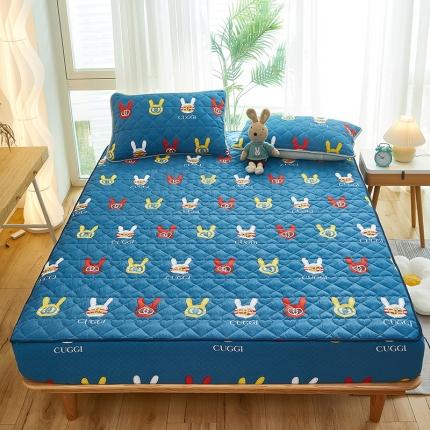 91家纺网 家纺一手货源 找家纺 （总）蕾诺 2023新品夹棉防水隔尿床笠席梦思保护套