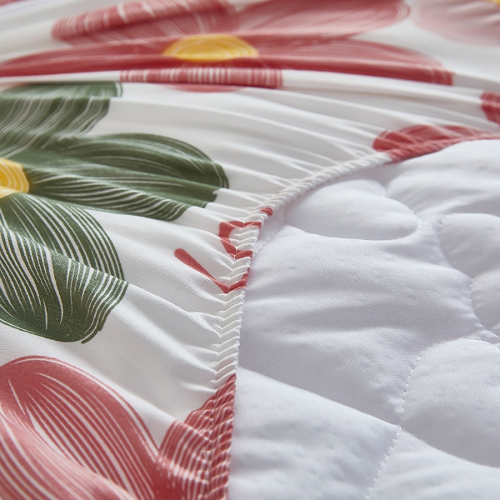 91家纺网 家纺一手货源 找家纺 蕾诺 2023新品夹棉防水隔尿床笠席梦思保护套 艾丽尔