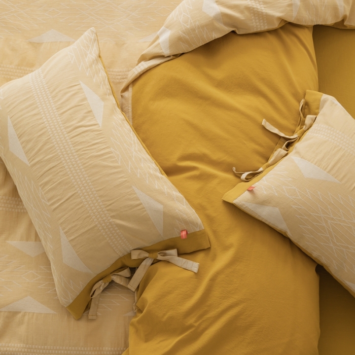 91家纺网 家纺一手货源 找家纺 总 安莱生活2023四季款棉刺子大提花波西米亚风名族风四件套