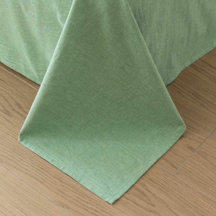 91家纺网 家纺一手货源 找家纺 安莱生活 2023四季款棉刺子大提花波西米亚风名族风四件套 波西米亚-嫩绿