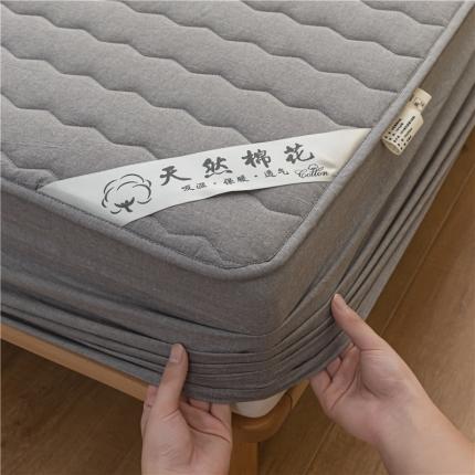 91家纺网 家纺一手货源 找家纺 总雪云美2023新款A类新疆棉花床笠全棉水洗棉夹棉床笠单件