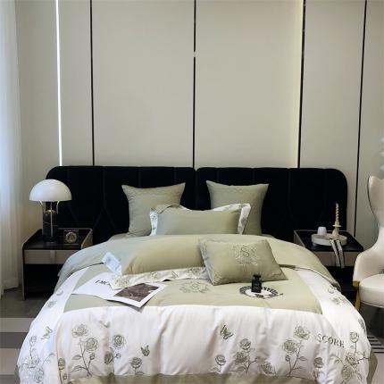 91家纺网 家纺一手货源 找家纺 （总）栩裕纺织 2022新款爱丽丝系50支长绒棉系列四件套