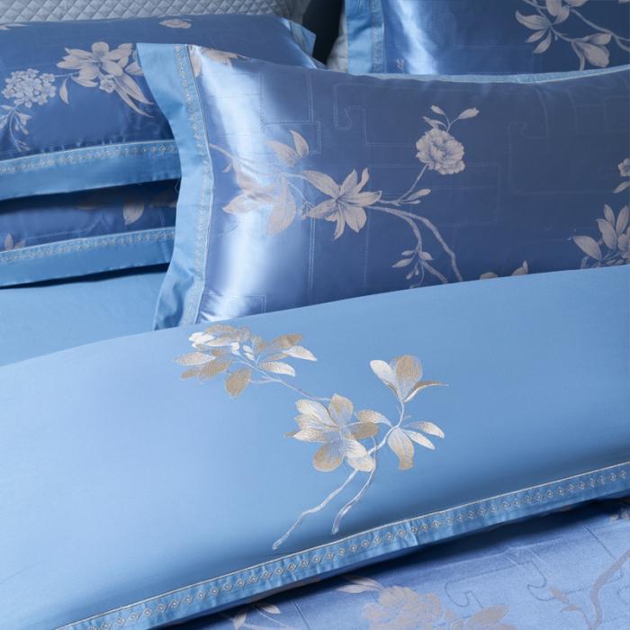 91家纺网 家纺一手货源 找家纺 天丝刺绣大提花四件套