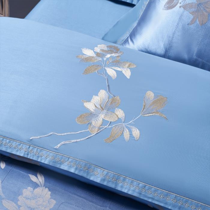 91家纺网 家纺一手货源 找家纺 天丝刺绣大提花四件套