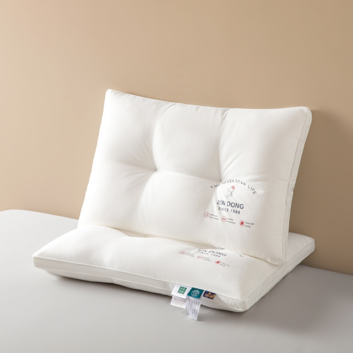 91家纺网 家纺一手货源 找家纺 （总）伊被源 2022新款100s安睡羽丝绒枕头枕芯