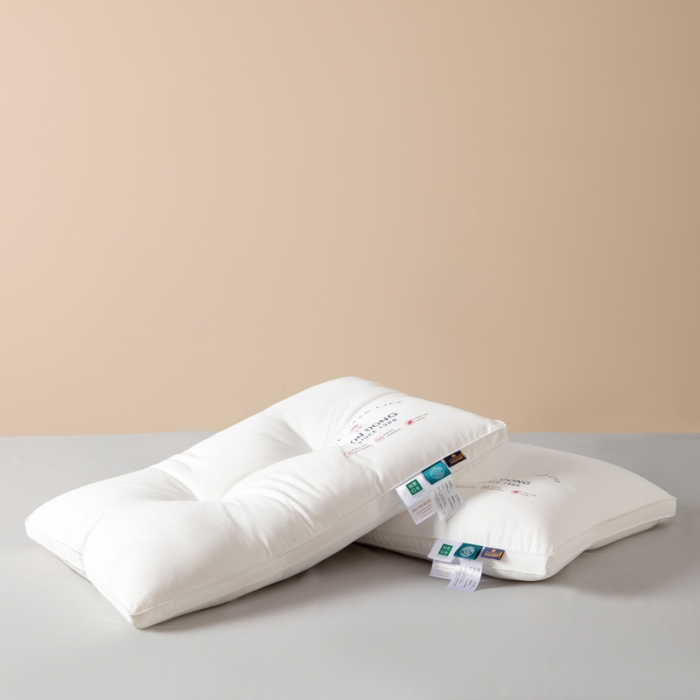 91家纺网 家纺一手货源 找家纺 （总）伊被源 2022新款100s安睡羽丝绒枕头枕芯