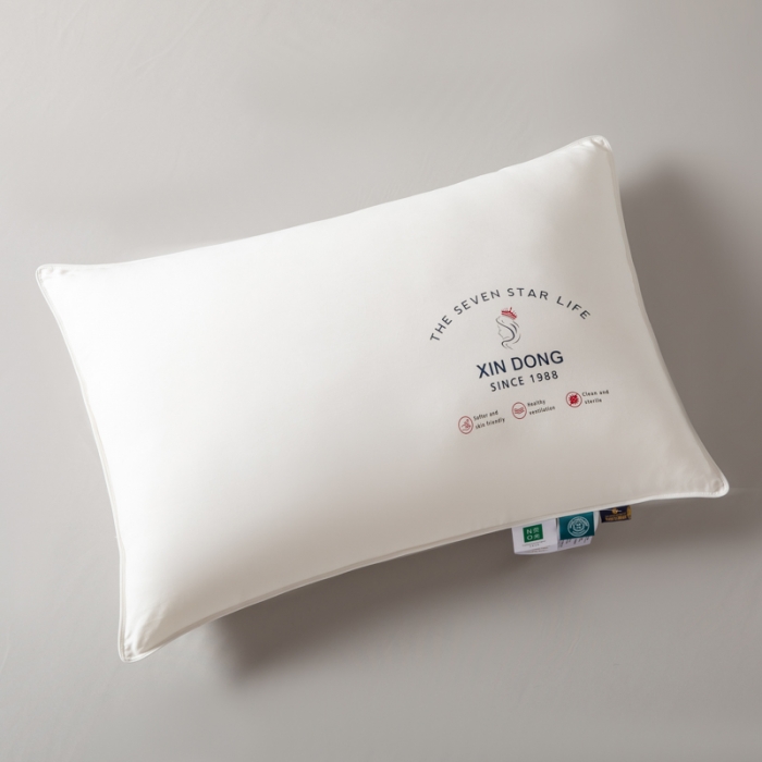 91家纺网 家纺一手货源 找家纺 伊被源 2022新款100s安睡羽丝绒枕头枕芯 48*74cm/个高枕