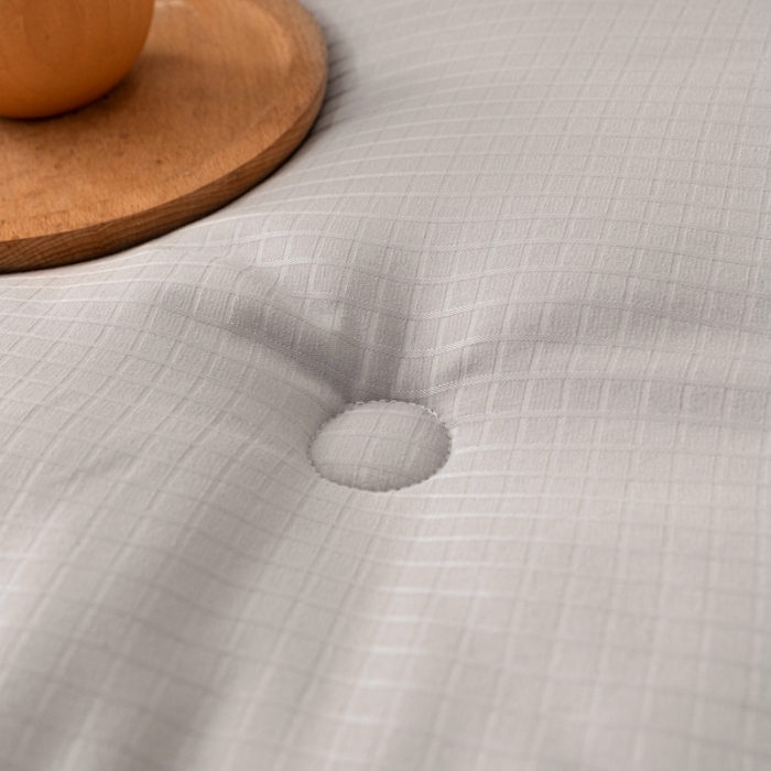 91家纺网 家纺一手货源 找家纺 伊被源 2022新款A类贡缎提花大豆被被子被芯 提花-火山灰