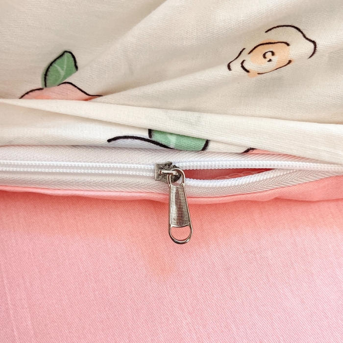 91家纺网 家纺一手货源 找家纺 曼之夏 （上新）2023春夏新款全棉印花四件套 兔语花香