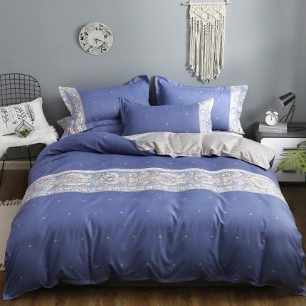 91家纺网 家纺一手货源 找家纺 （总）大G 2024新款140克印花磨毛四件套