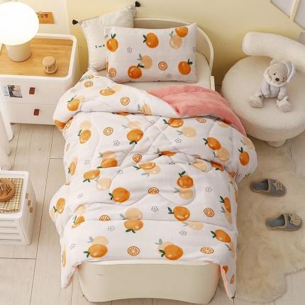 91家纺网 家纺一手货源 找家纺 （总）鱼宝 2022新款儿童双面牛奶绒冬被