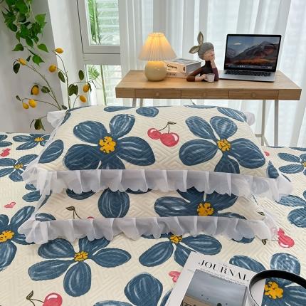 91家纺网 家纺一手货源 找家纺 总夹棉花边双人枕套单人情侣加厚长款枕芯套枕头套