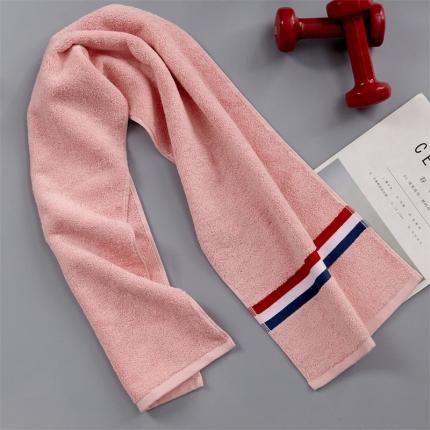 91家纺网 家纺一手货源 找家纺 安力森/诚臻酒店用品 2023新款男女健身速干运动毛巾 粉色