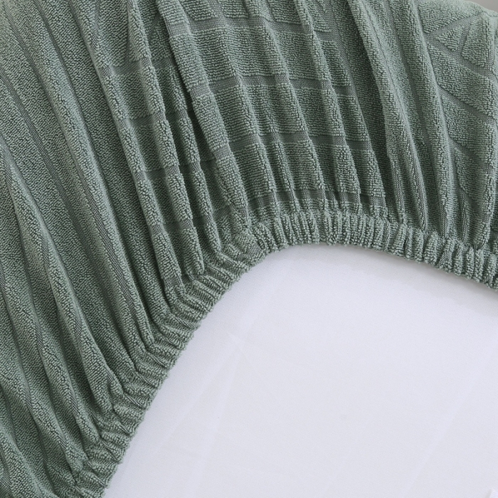 91家纺网 家纺一手货源 找家纺 千彤沙发垫 2022新款提花自由生活系列弹力沙发套 豆绿