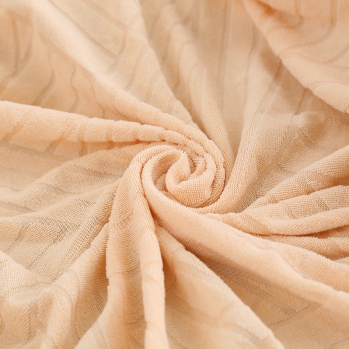 91家纺网 家纺一手货源 找家纺 千彤沙发垫 2022新款提花自由生活系列弹力沙发套 米黄