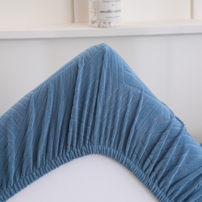 91家纺网 家纺一手货源 找家纺 千彤沙发垫 2022新款提花自由生活系列弹力沙发套 水蓝