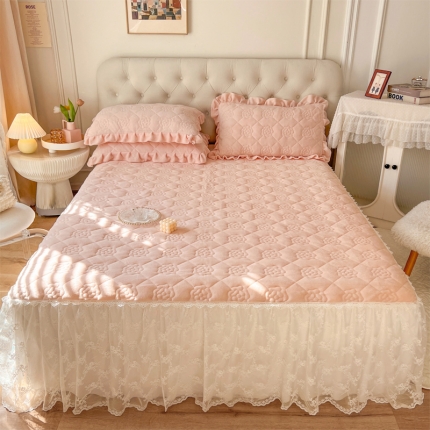 91家纺网 家纺一手货源 找家纺 （总）乐朵家居 2025秋冬 牛奶绒 香耐 自发热 夹棉床裙