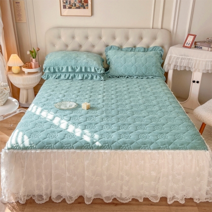 91家纺网 家纺一手货源 找家纺 （总）乐朵家居 2025秋冬 牛奶绒 香耐 自发热 夹棉床裙