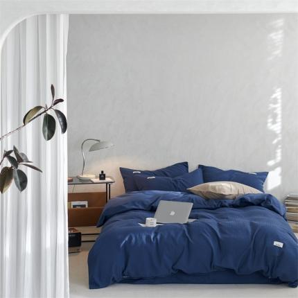 91家纺网 家纺一手货源 找家纺 （总）简家居2022新款华夫格二代全面升级系列四件套