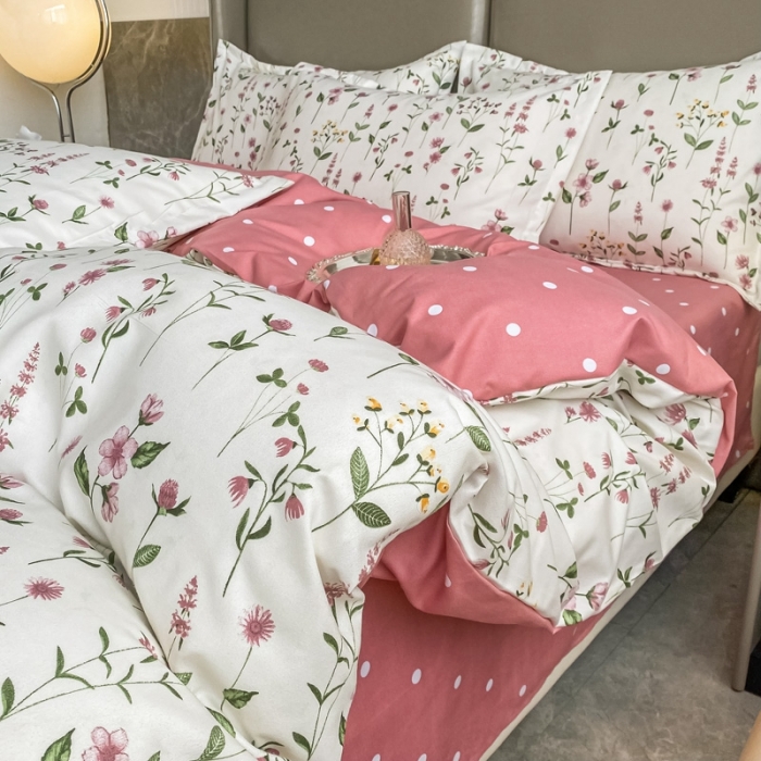 91家纺网 家纺一手货源 找家纺 棠颂 2023新款高克重加厚植物羊绒斜纹磨毛单被套 瑶芳